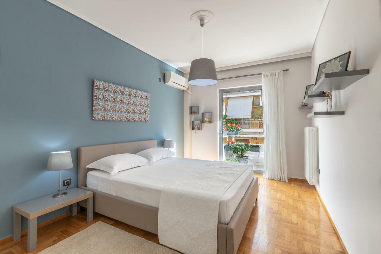 Tranquil Central Apt, Behind Athens Caravel Area Extérieur photo