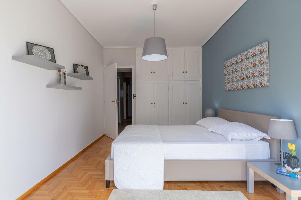 Tranquil Central Apt, Behind Athens Caravel Area Extérieur photo