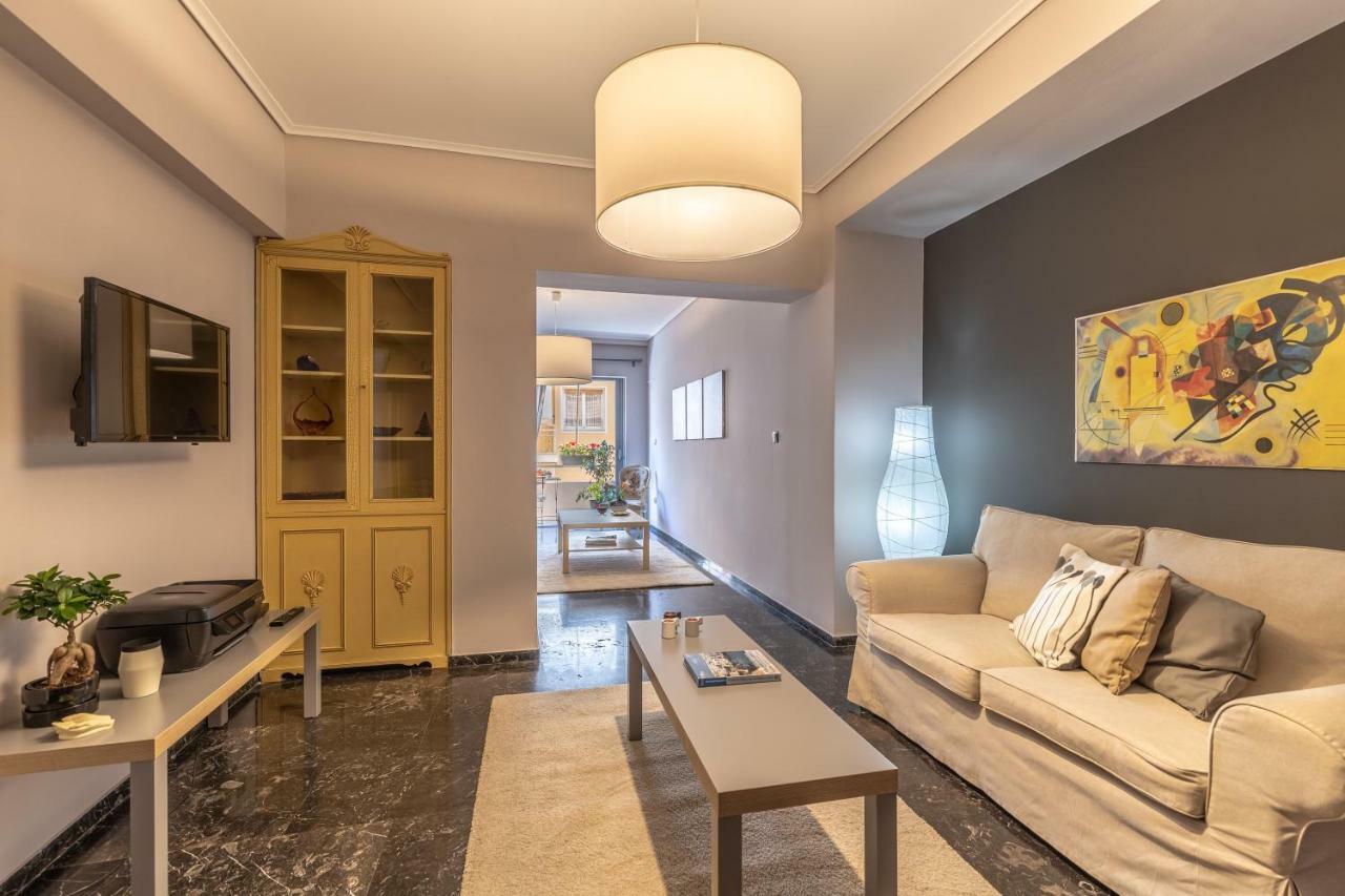 Tranquil Central Apt, Behind Athens Caravel Area Extérieur photo
