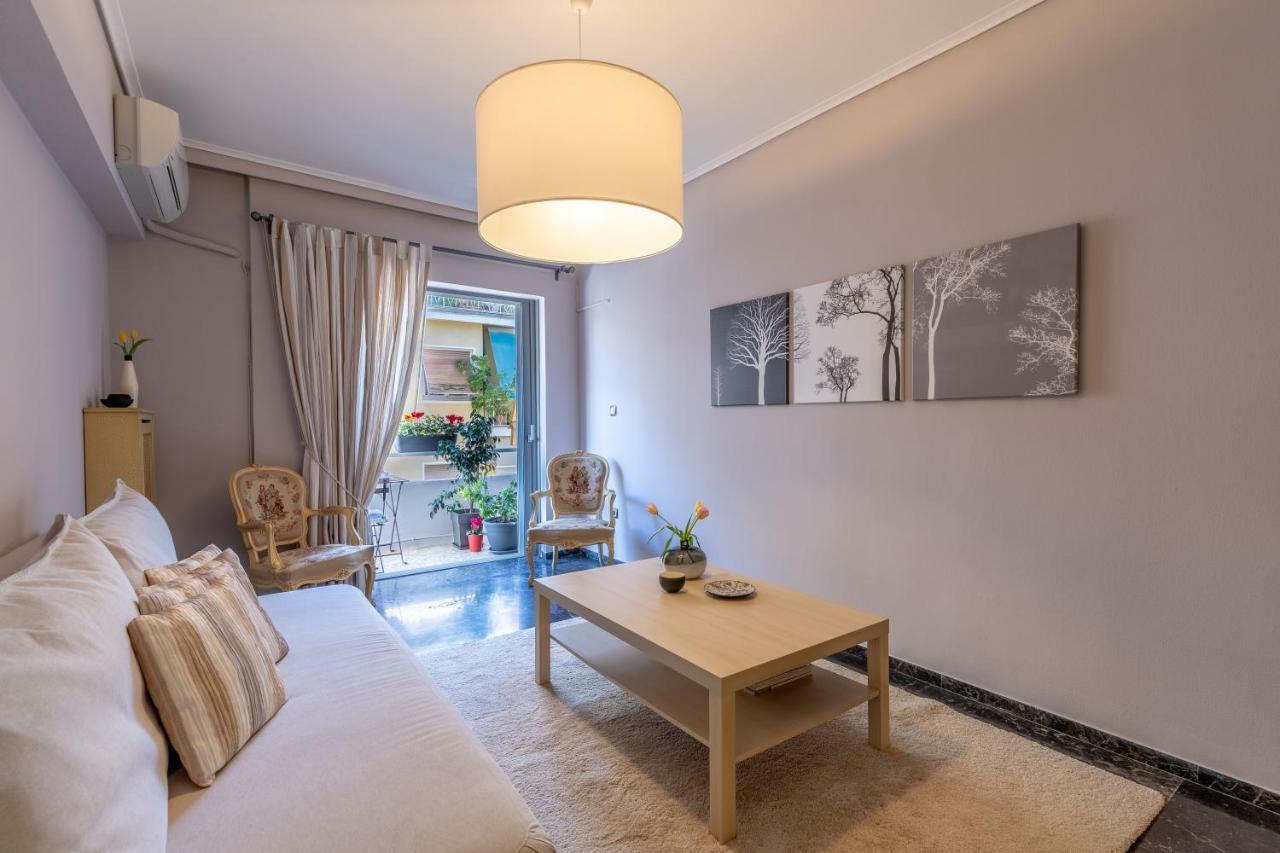 Tranquil Central Apt, Behind Athens Caravel Area Extérieur photo
